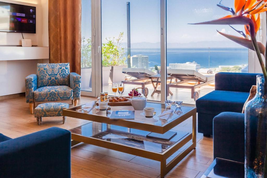 Flyviewflatsgold Privatehottub With Seaview Apartment Ixia  Exterior foto