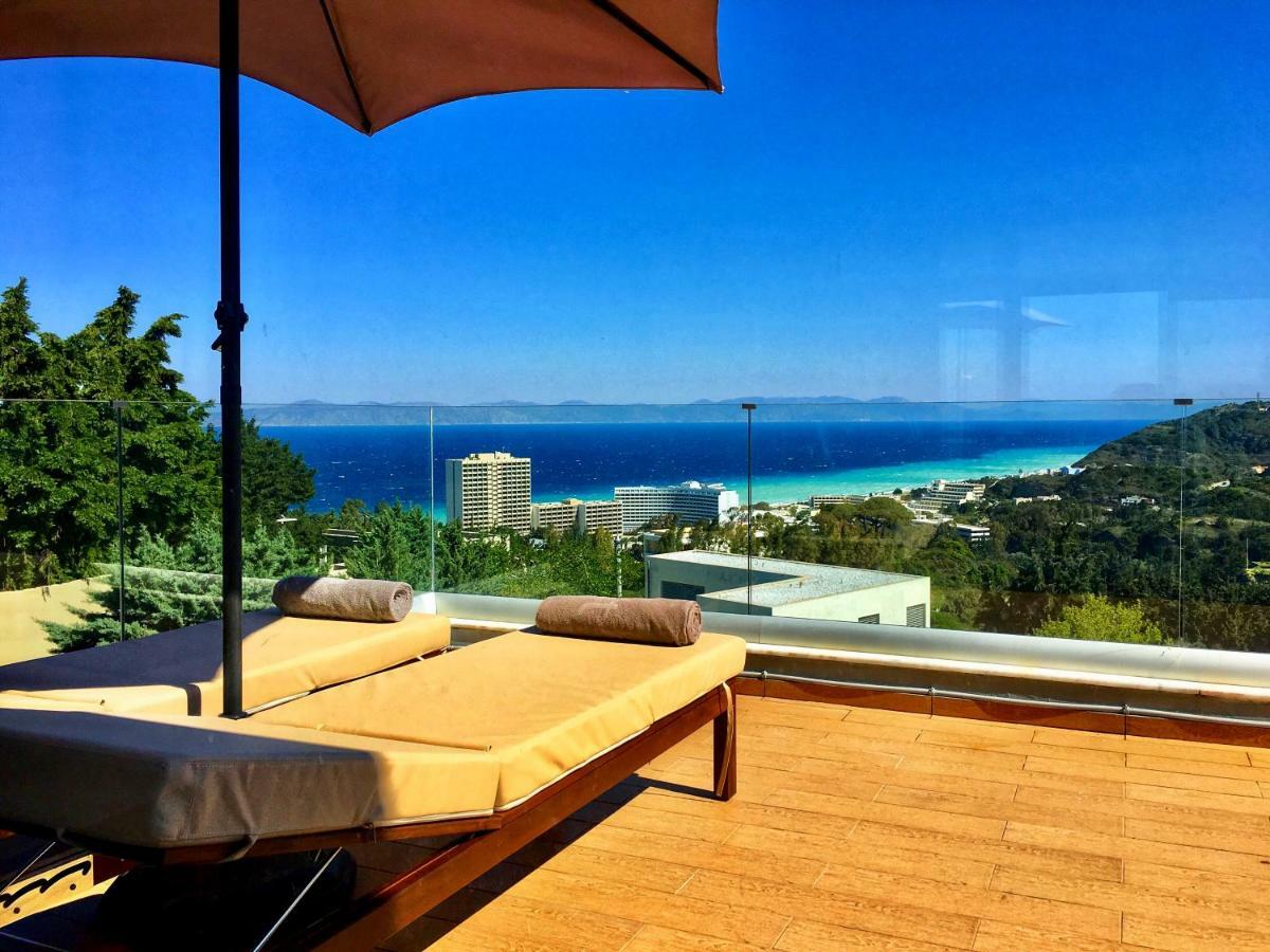 Flyviewflatsgold Privatehottub With Seaview Apartment Ixia  Exterior foto