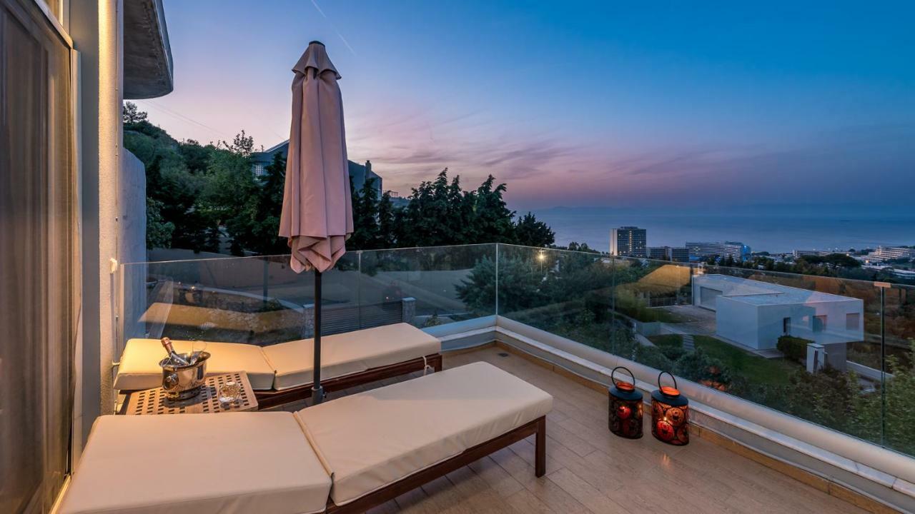 Flyviewflatsgold Privatehottub With Seaview Apartment Ixia  Exterior foto