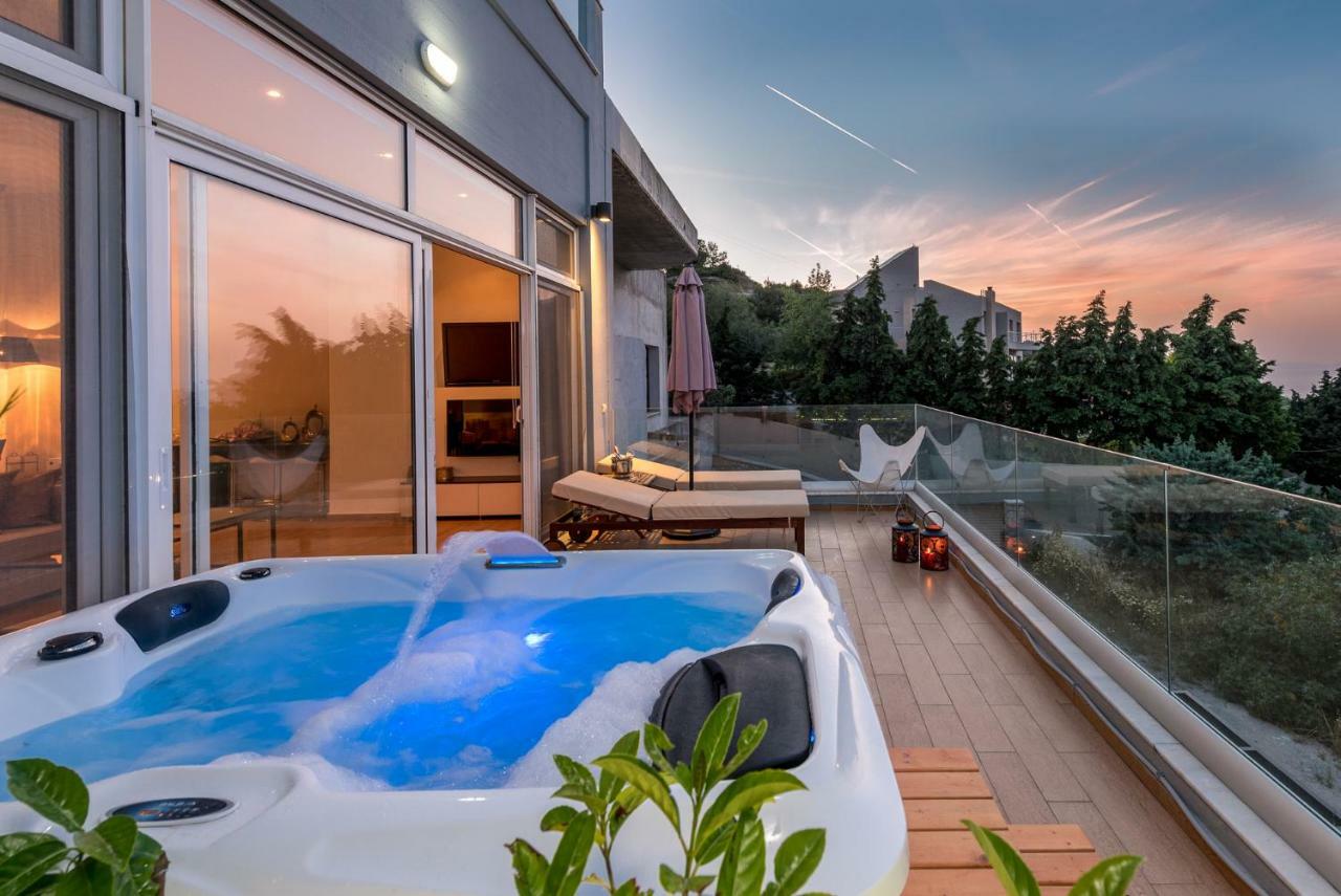 Flyviewflatsgold Privatehottub With Seaview Apartment Ixia  Exterior foto