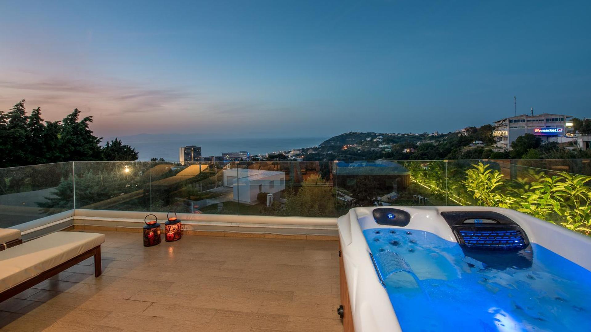 Flyviewflatsgold Privatehottub With Seaview Apartment Ixia  Exterior foto