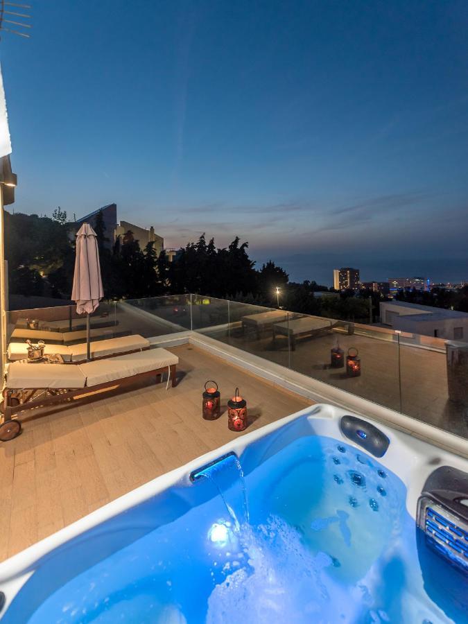 Flyviewflatsgold Privatehottub With Seaview Apartment Ixia  Exterior foto