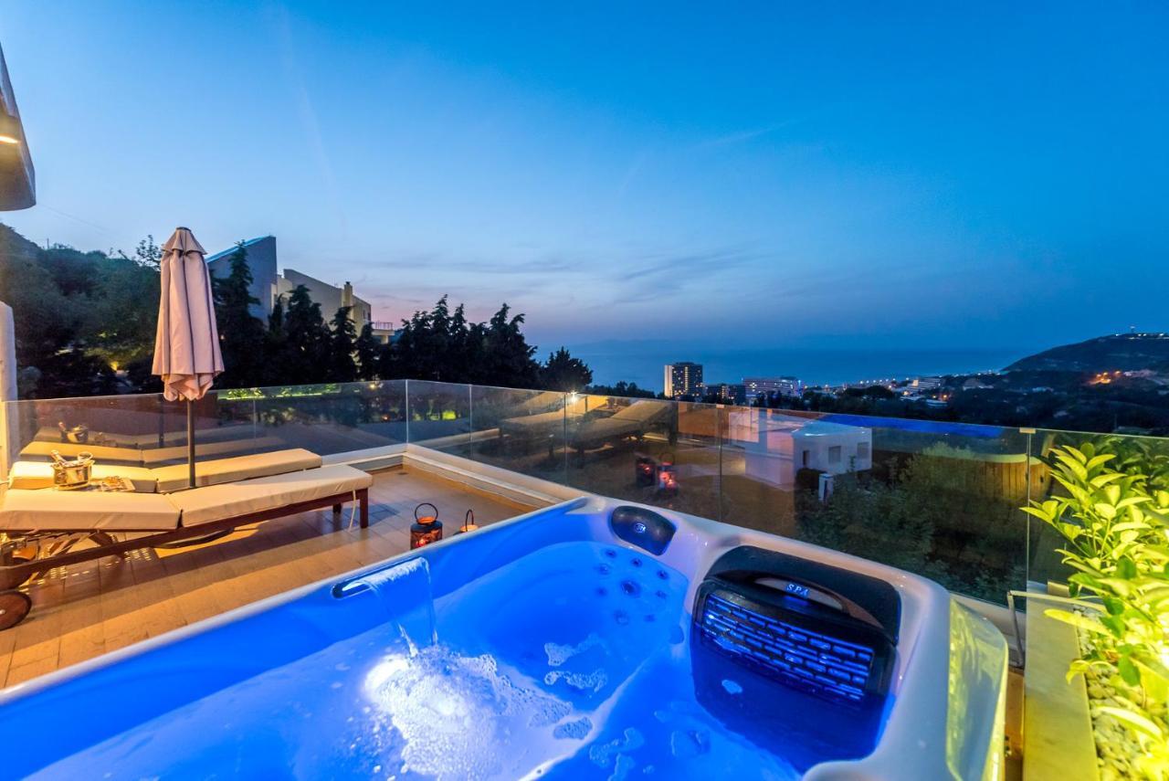 Flyviewflatsgold Privatehottub With Seaview Apartment Ixia  Exterior foto